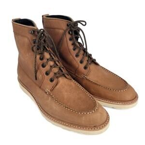Nisolo All Weather Mateo Boot Tobacco Leather size 11